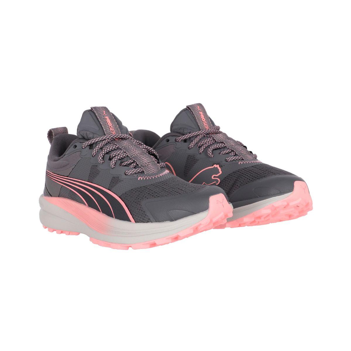 Zapatilla Puma Redeem Pro Mujer Grey/Coral-2