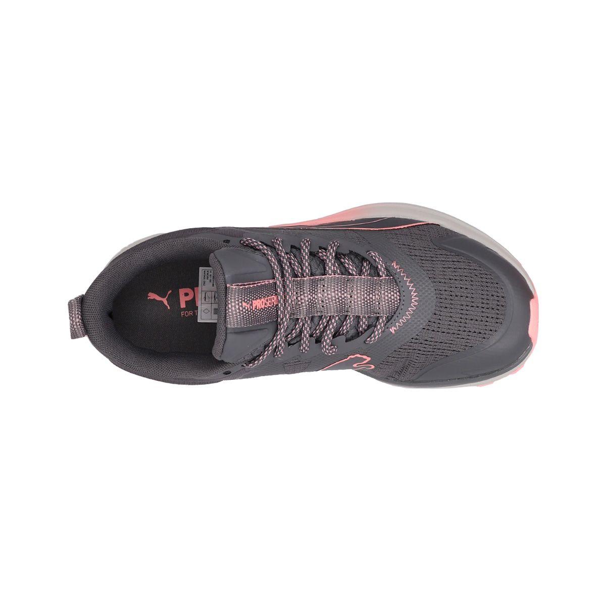 Zapatilla Puma Redeem Pro Mujer Grey/Coral-3