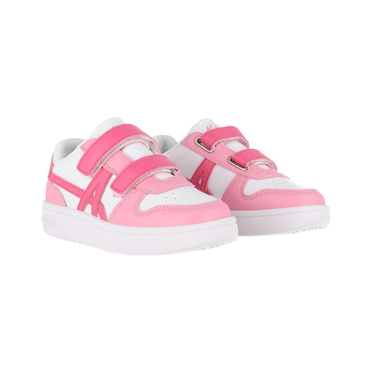 Zapatillas Niños Lockwood Alphabet Blancas/Fucsias-2