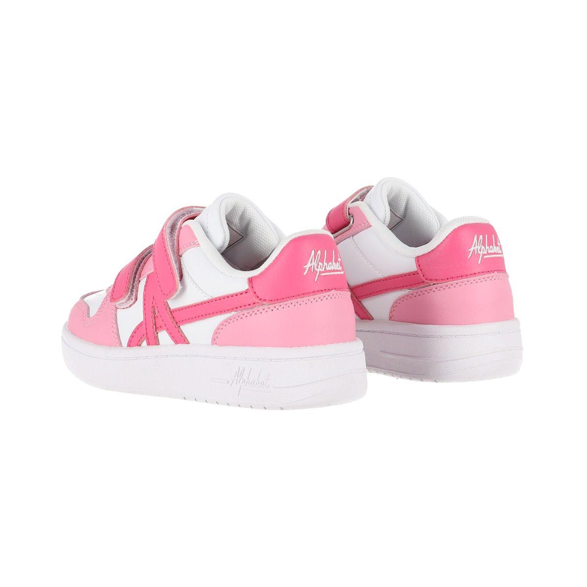 Zapatillas Niños Lockwood Alphabet Blancas/Fucsias-3