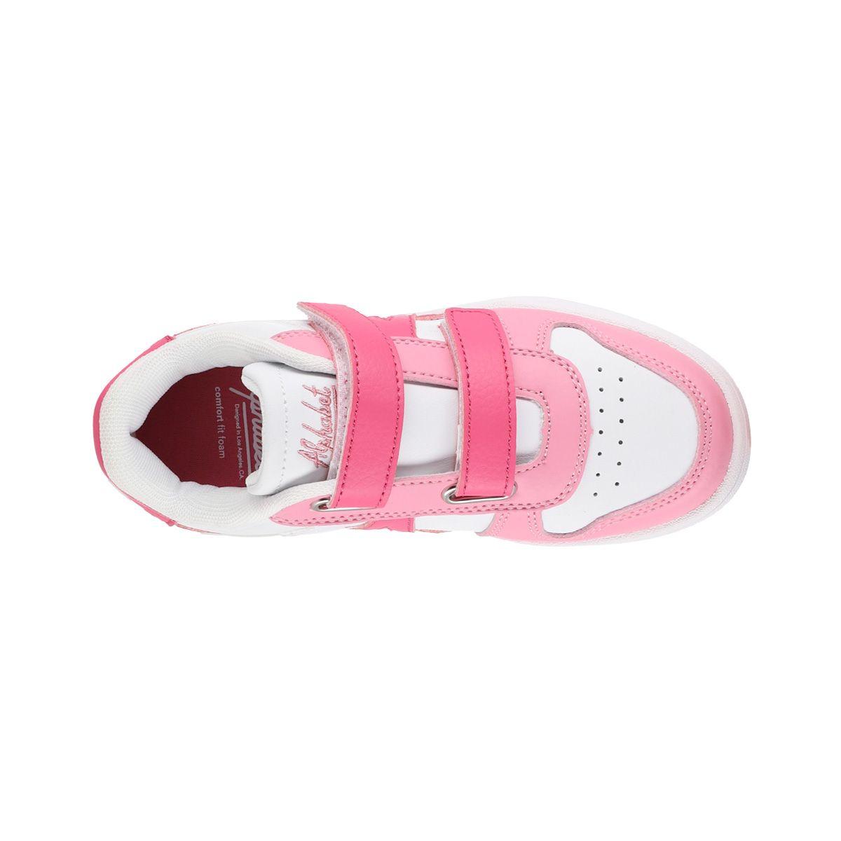 Zapatillas Niños Lockwood Alphabet Blancas/Fucsias-4