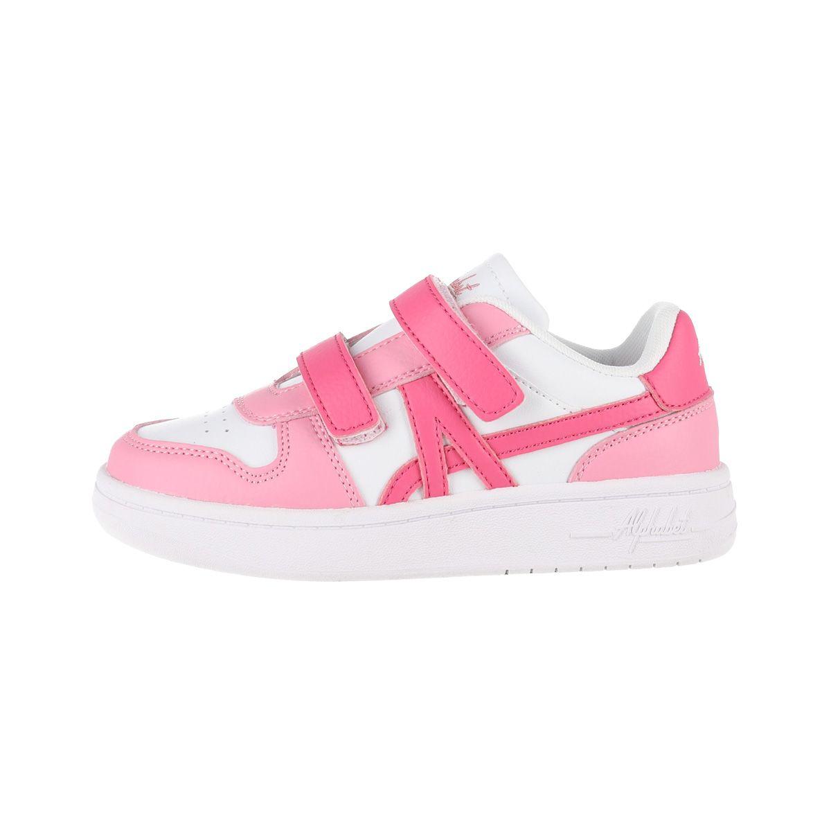 Zapatillas Niños Lockwood Alphabet Blancas/Fucsias-1