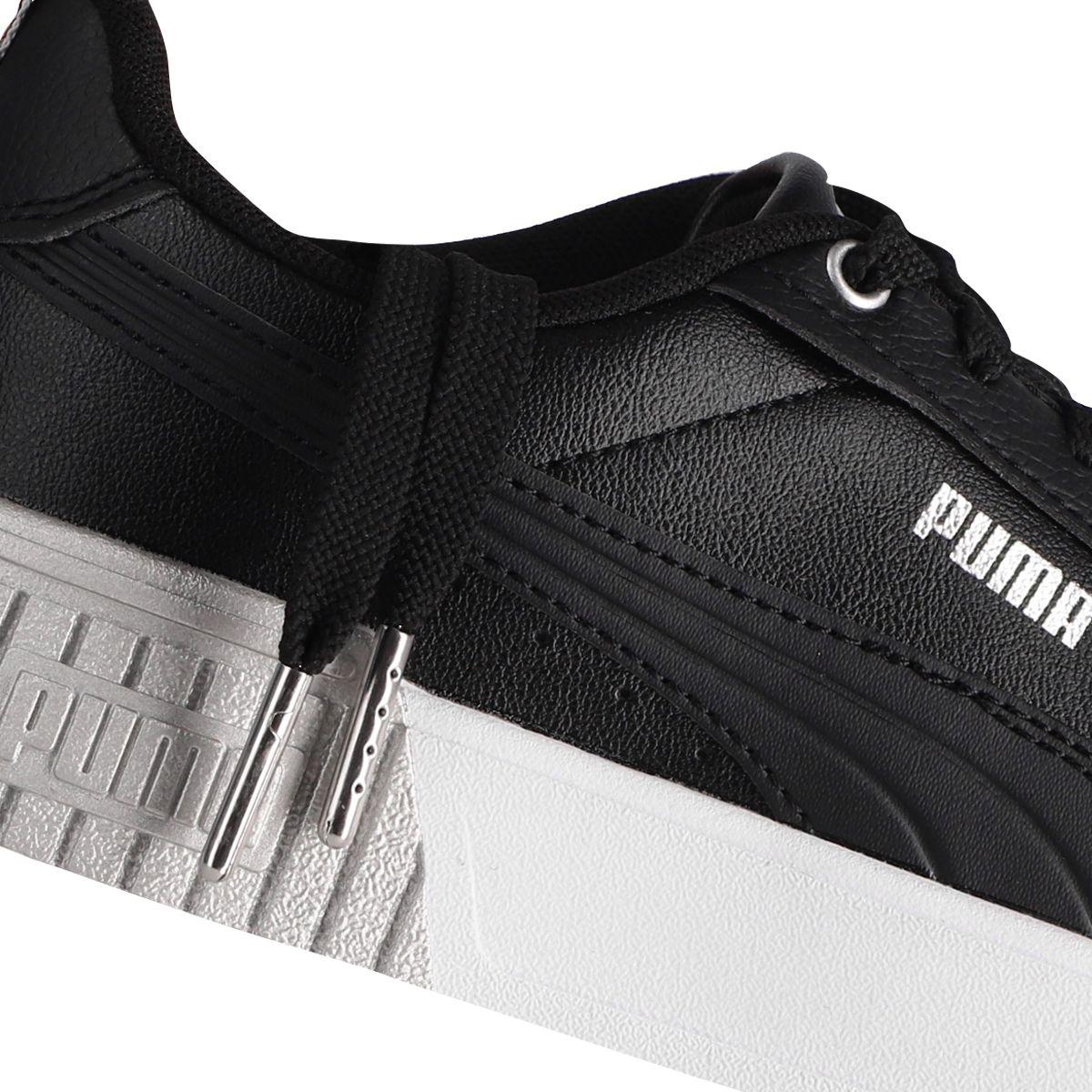 Zapatilla Puma Carina 2.0 Metallic Dream Mujer Negras/Blanca-5