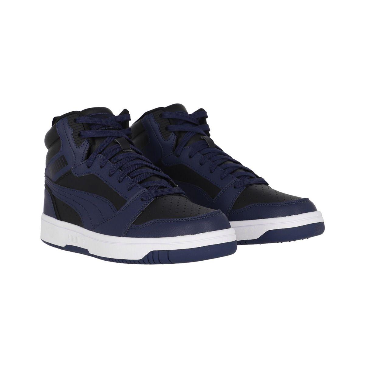 Zapatilla Puma Rebound v6 Hombre Black/Navy/White-2