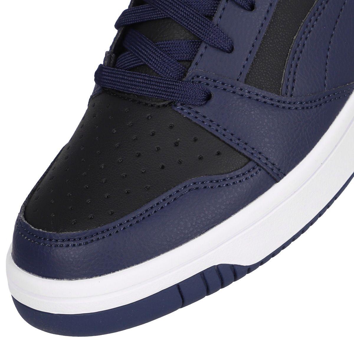 Zapatilla Puma Rebound v6 Hombre Black/Navy/White-5