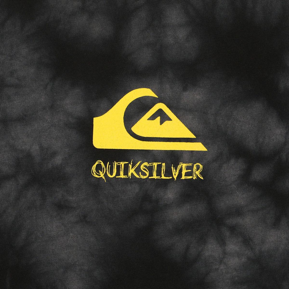 Polera Hombre Quiksilver Logo Tie-Dye Negro-3