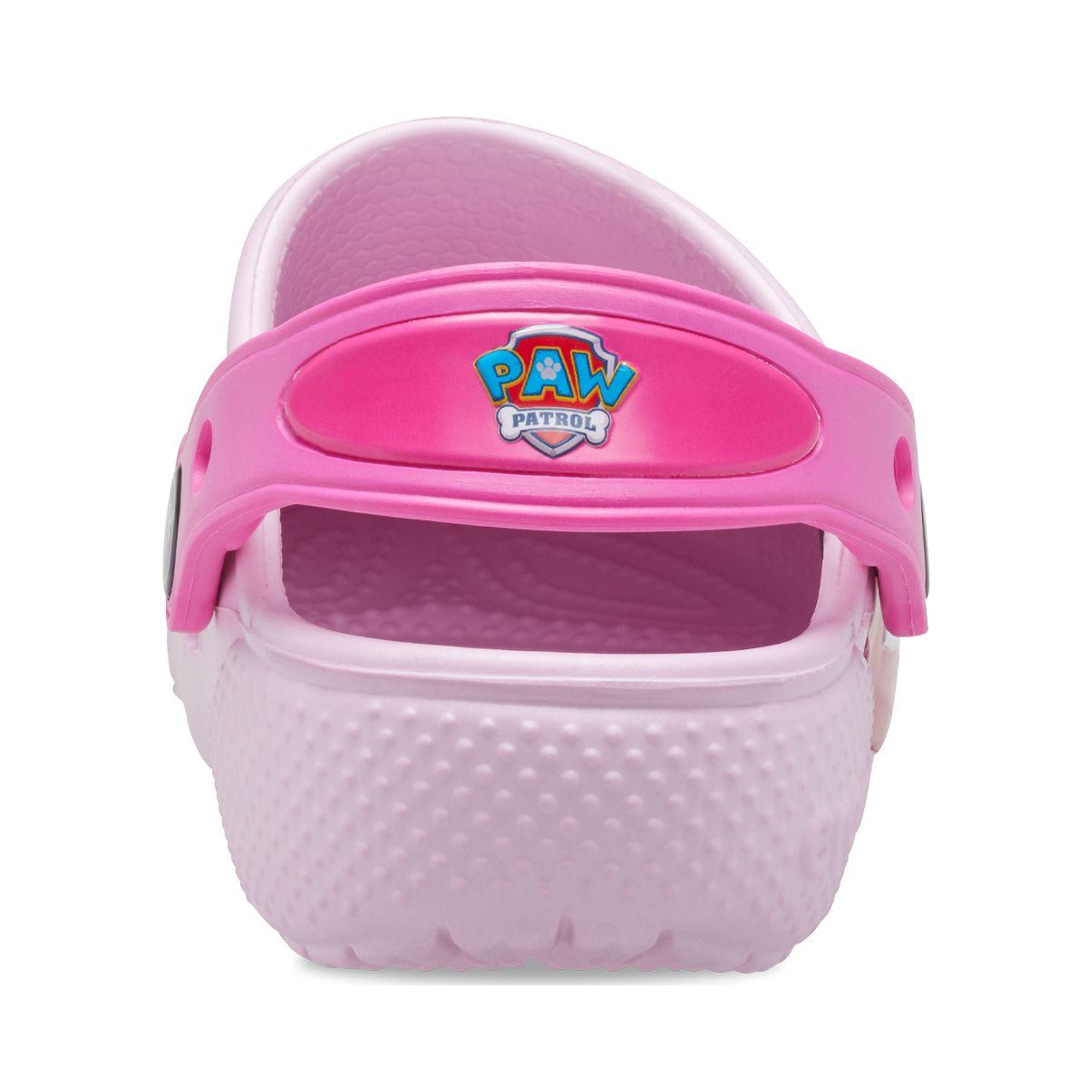 Zueco Crocs Fun Lab Paw Patrol Patch Niños TD Pink-4