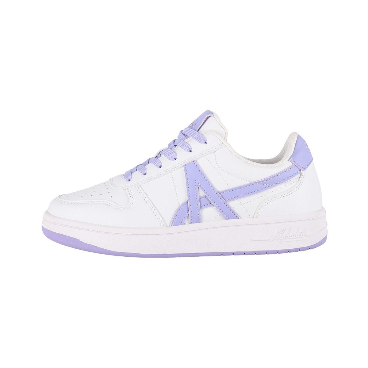 Zapatillas Joven Franklin Alphabet Blancas/Lilas-0