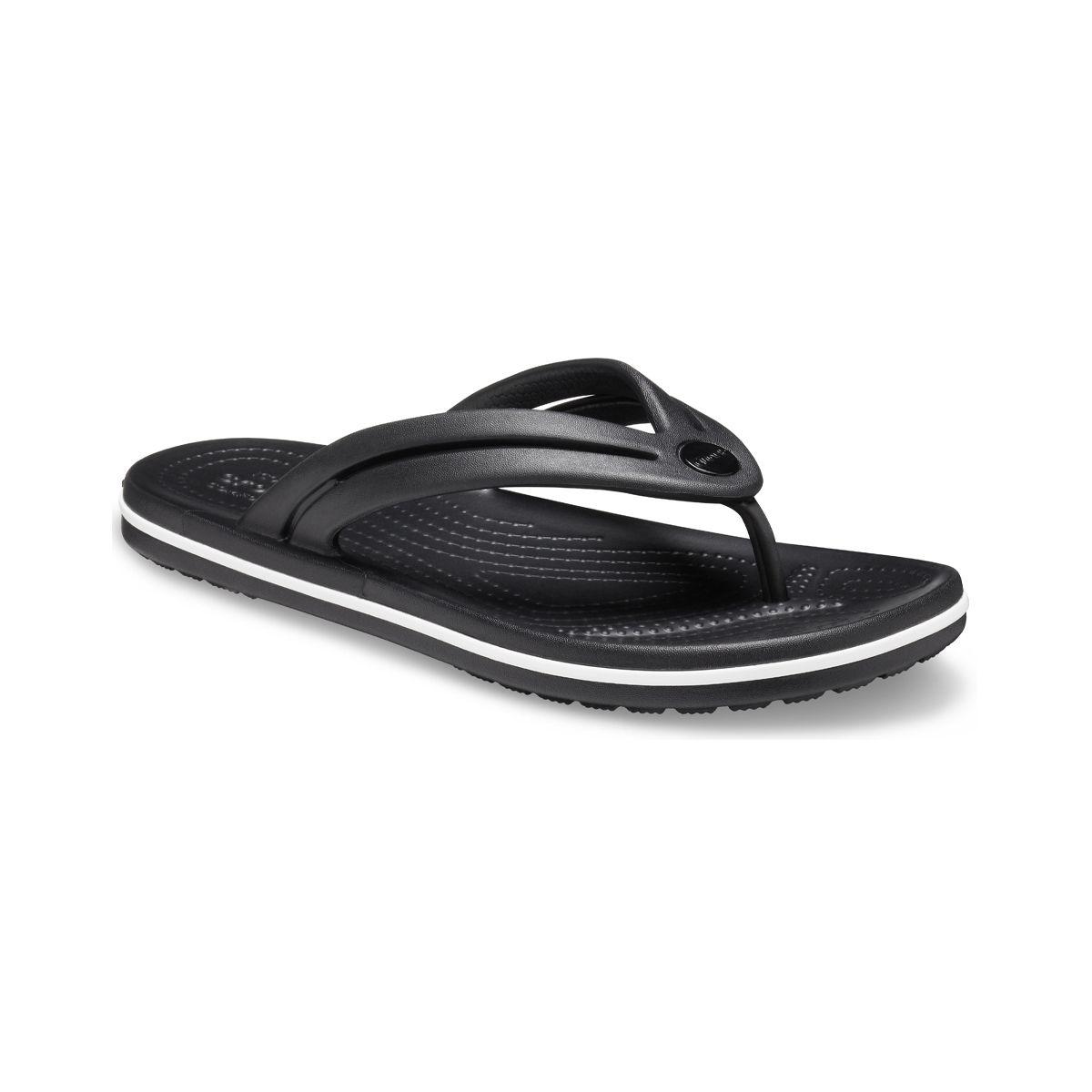 Sandalia Crocs Crocband Flip Mujer Black-0