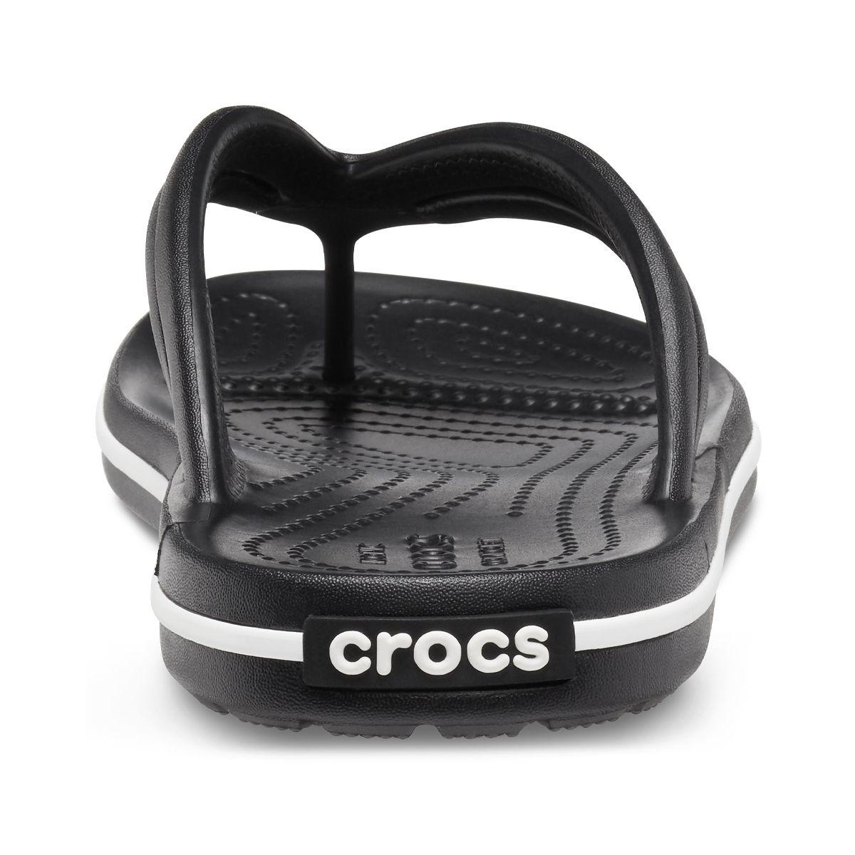 Sandalia Crocs Crocband Flip Mujer Black-4