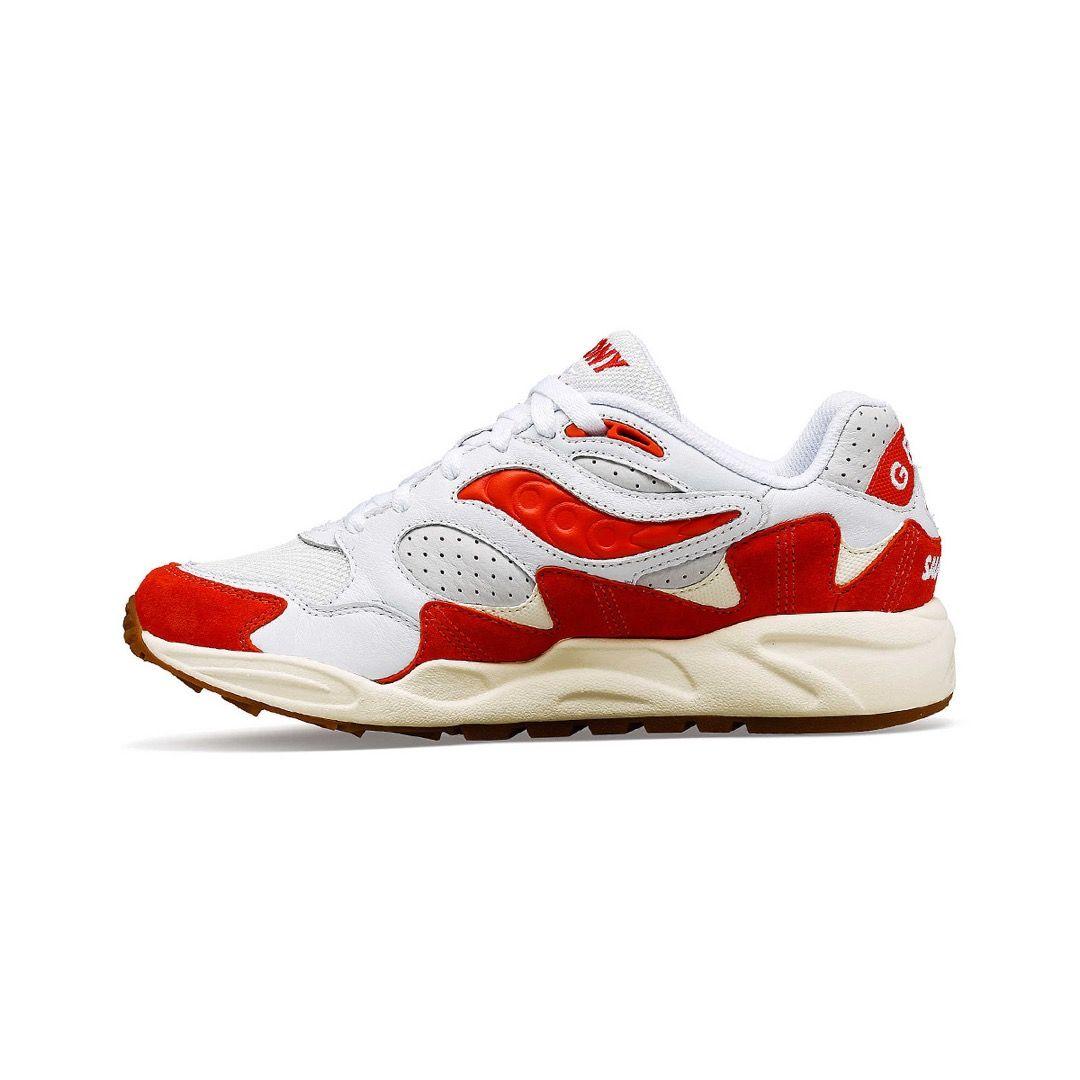 Zapatilla Saucony Grid Shadow 2 Ivy Hombre Prep/White Red-0