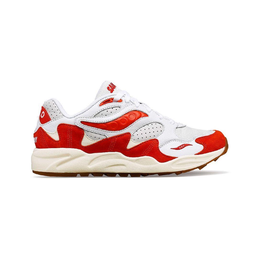 Zapatilla Saucony Grid Shadow 2 Ivy Hombre Prep/White Red-1