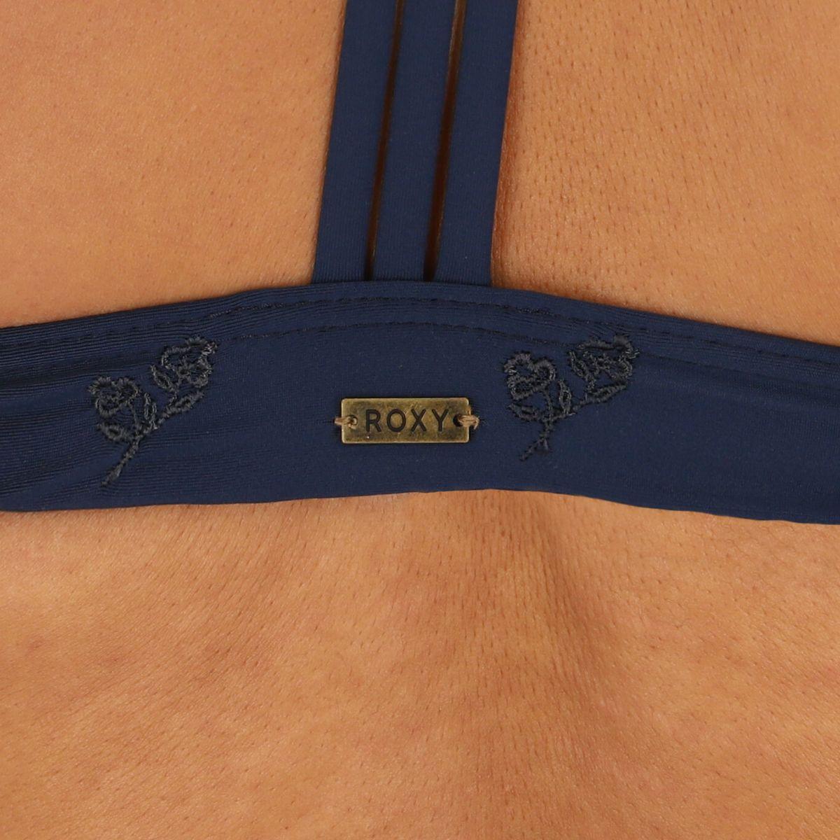 Top Bikini Roxy Pretty Tiny Mujer Navy Blue-3