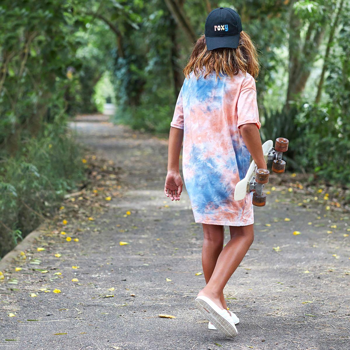 Vestido Roxy Better Than Words Niña Tropical Peach-3