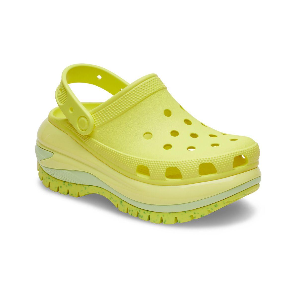 Zueco Mujer  Crocs Mega Crush Clog Amarillo-0