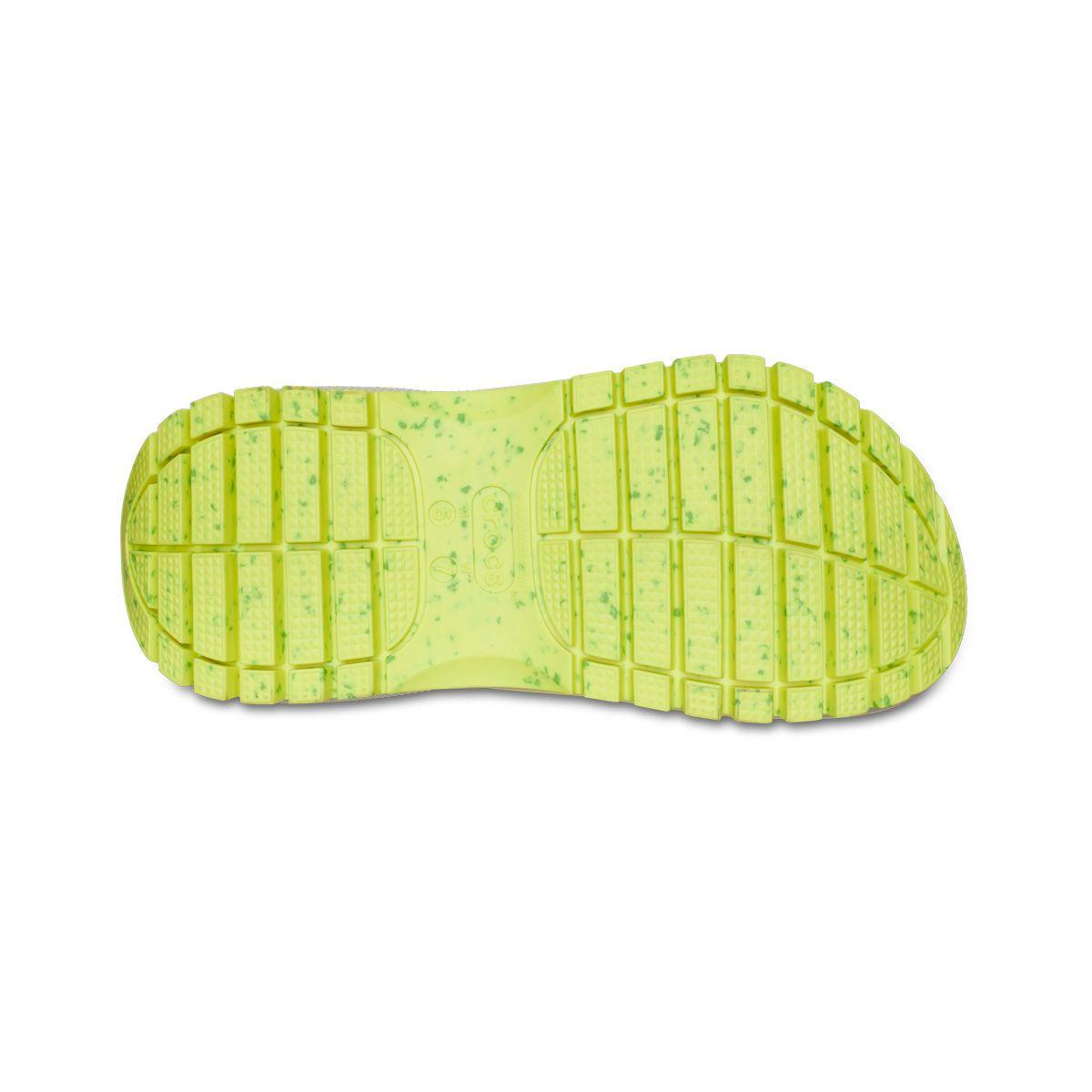 Zueco Mujer  Crocs Mega Crush Clog Amarillo-3