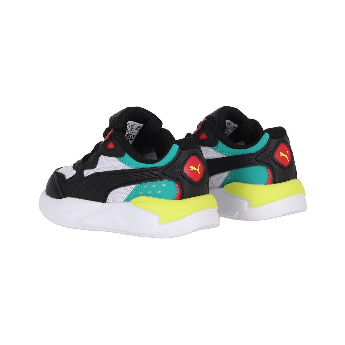 Zapatilla Puma X-Ray Speed AC Niños TD Negro/Verde/Rojo-3