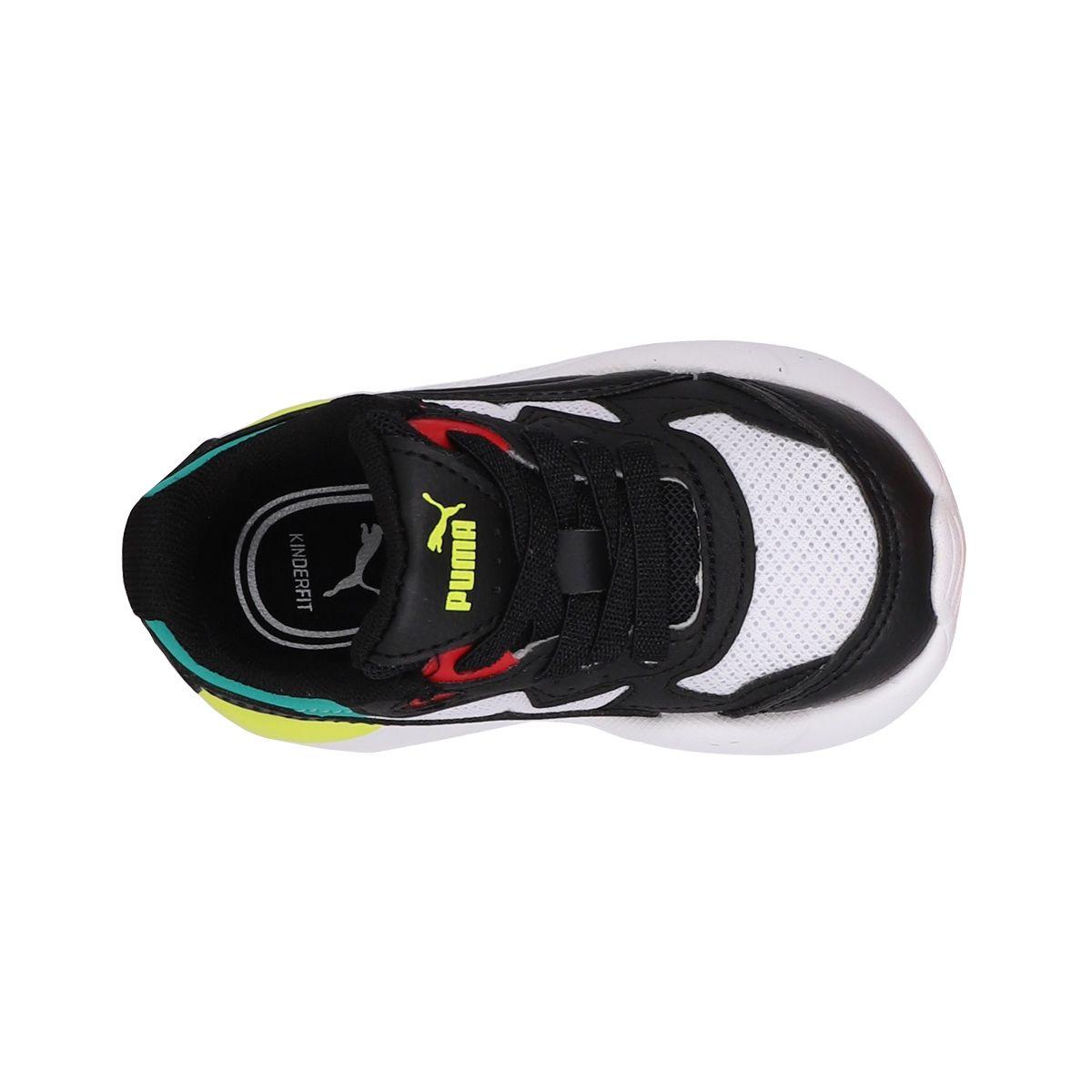 Zapatilla Puma X-Ray Speed AC Niños TD Negro/Verde/Rojo-4