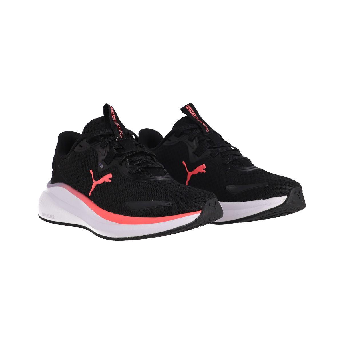 Zapatilla Puma Running Skyrocket Lite Mujer Negras/Blanca-2