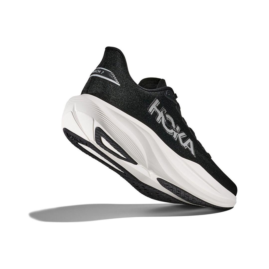 Zapatilla Hoka Mach 7 Hombre Black / White-3