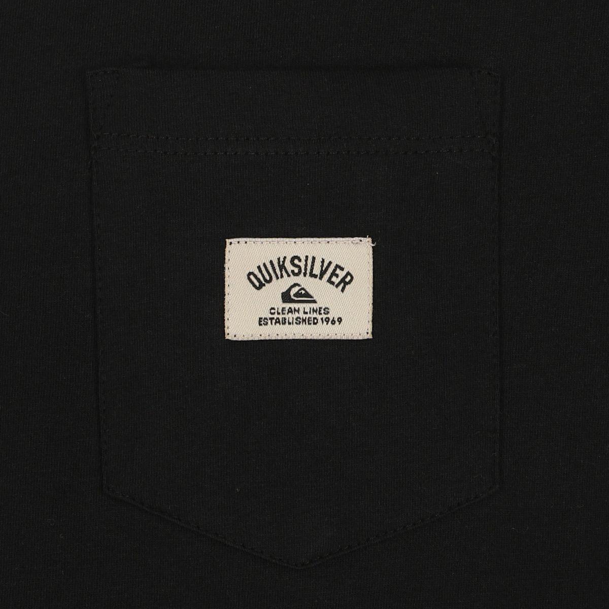 Polera Quiksilver Hombre Basic Black/Black-3