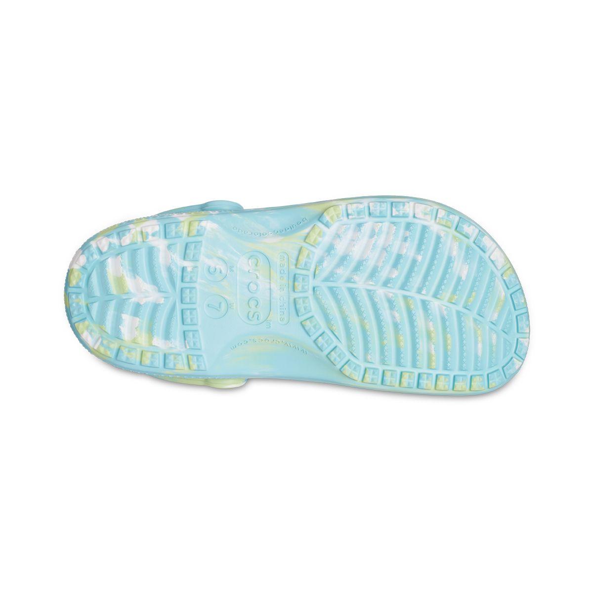 Zueco Crocs Classic Marbled Unisex Pure Water/Multi-3
