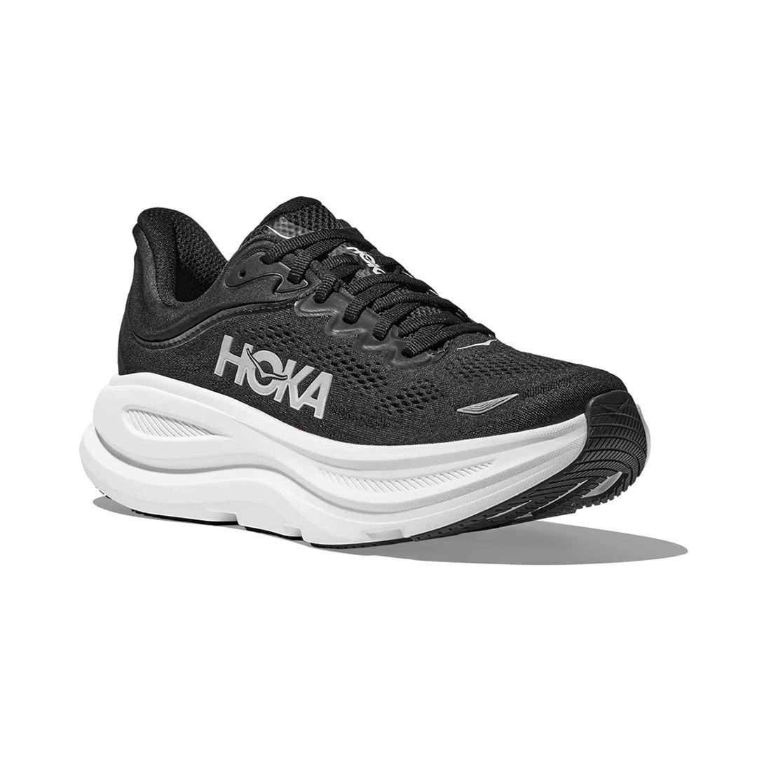 Zapatillas Hoka Bondi 9 Hombre Black/White-5