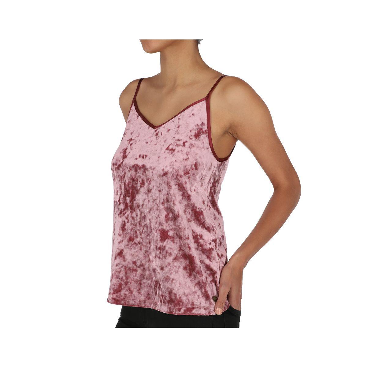 Polera Mujer  Roxy You Are Pretty Oxblood Rojo-1
