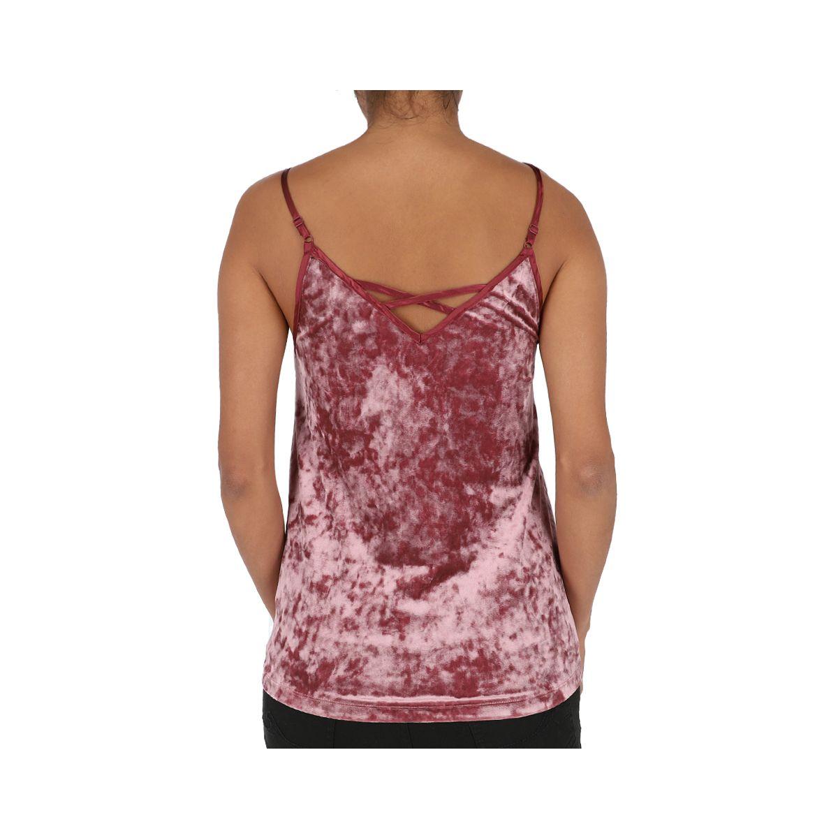 Polera Mujer  Roxy You Are Pretty Oxblood Rojo-2