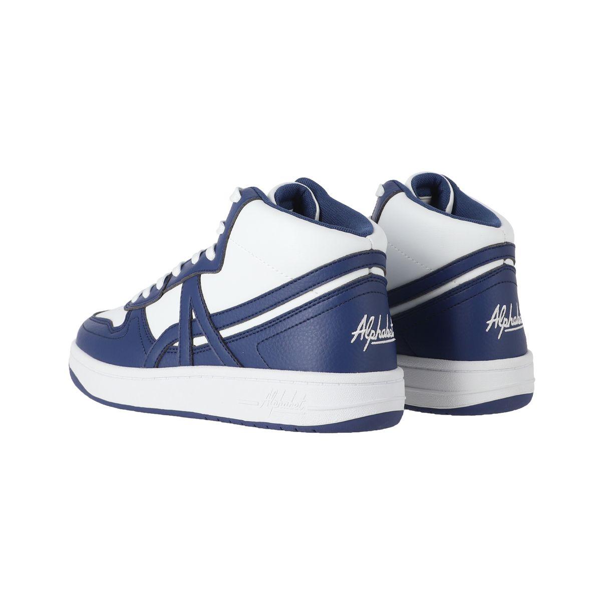 Zapatillas Niños Joven Palermo Alphabet Blancas/Azules-3