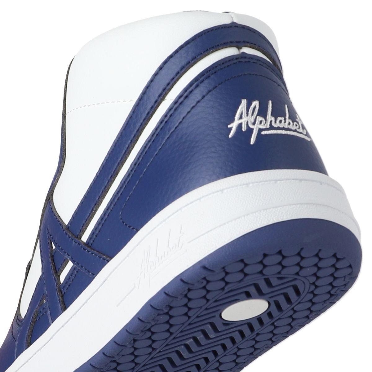 Zapatillas Niños Joven Palermo Alphabet Blancas/Azules-5