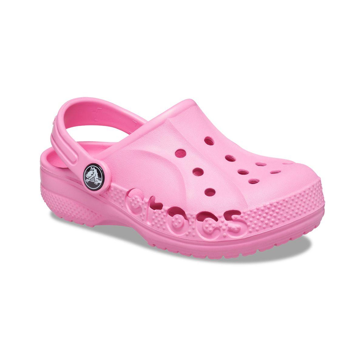 Zueco Crocs Baya Niña Pink-0
