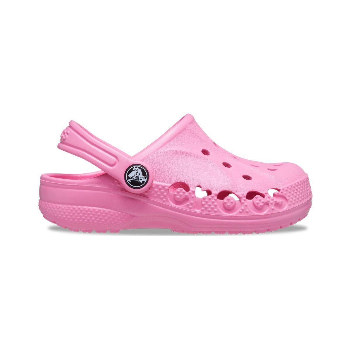Zueco Crocs Baya Niña Pink-1