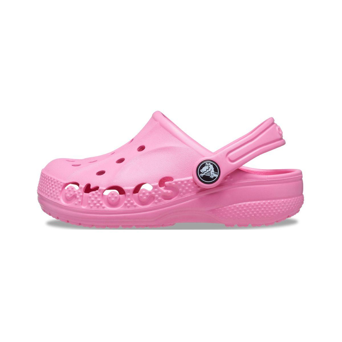 Zueco Crocs Baya Niña Pink-2