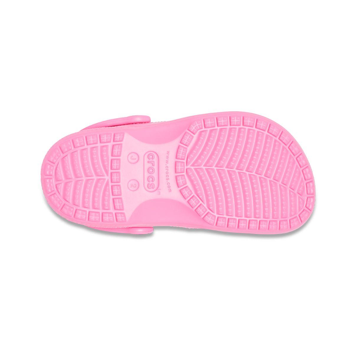 Zueco Crocs Baya Niña Pink-3