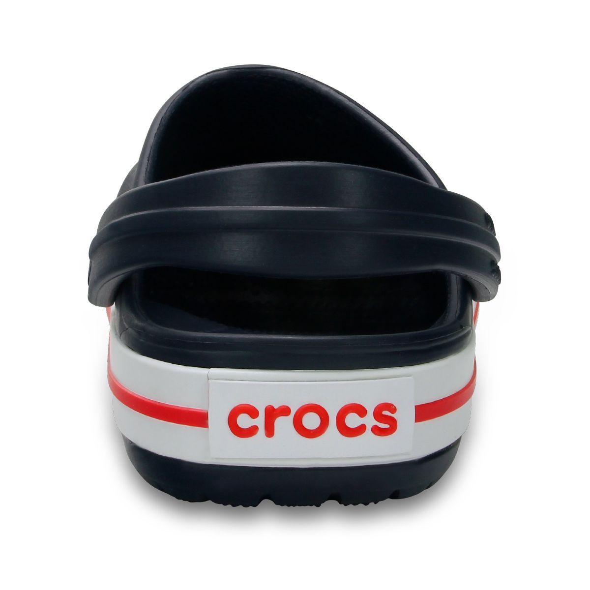 Zueco Crocs Crocband Niño Navy/Red-4