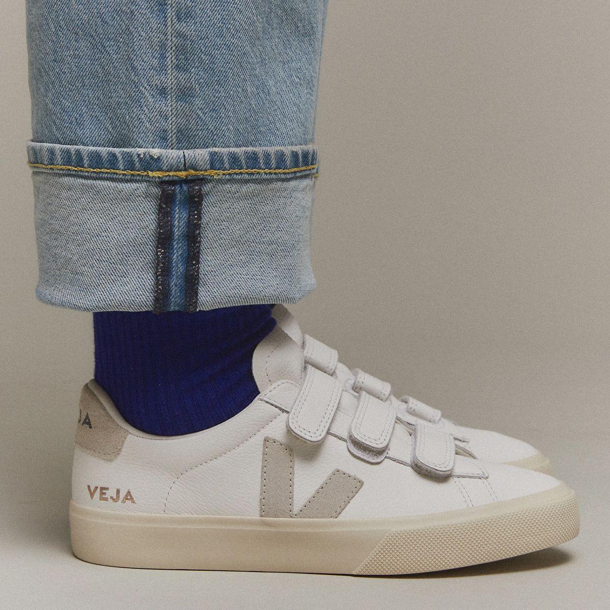 Zapatillas Mujer Veja Recife Leather Blanco-1