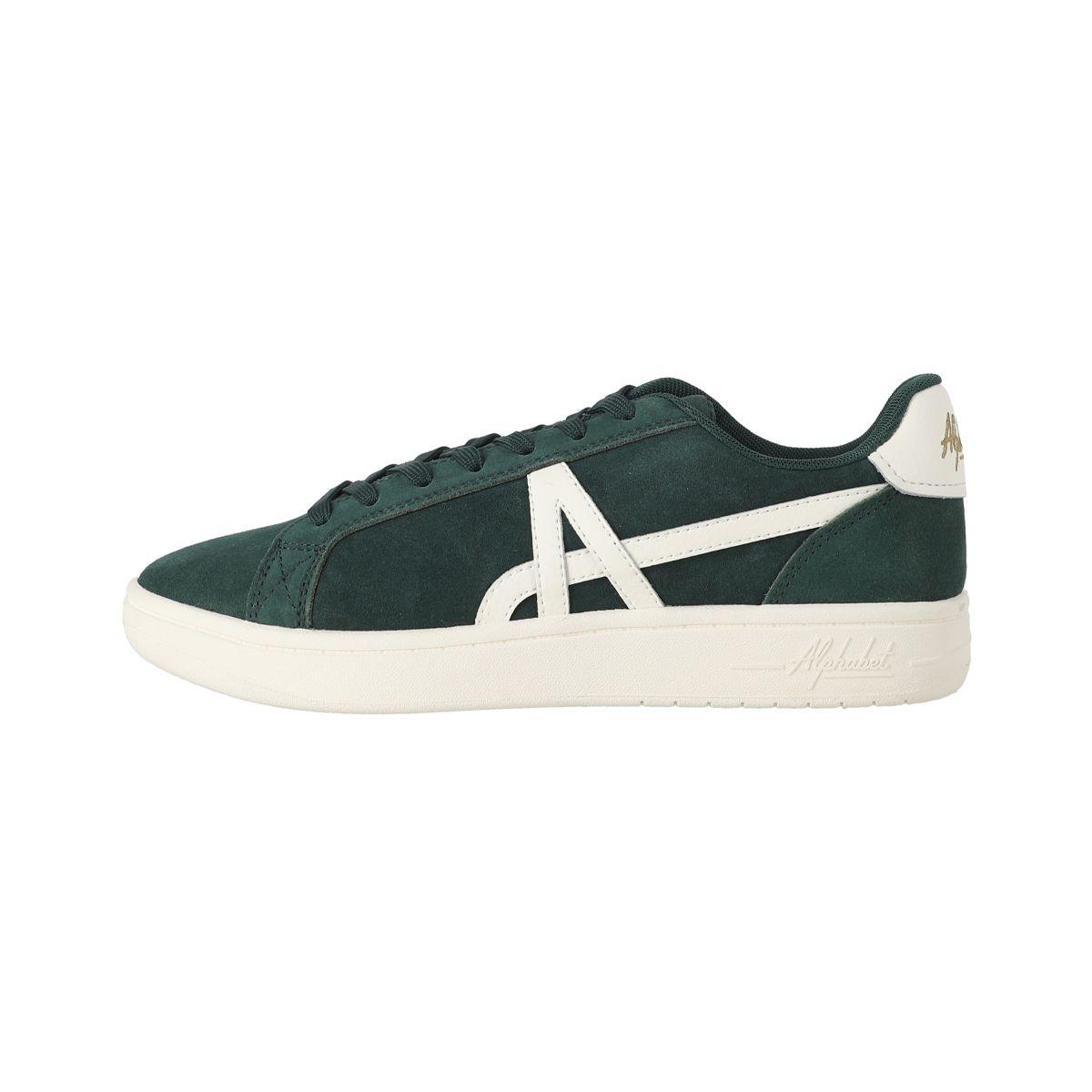 Zapatillas Hombre Round Low Alphabet Verdes/Blancas-1