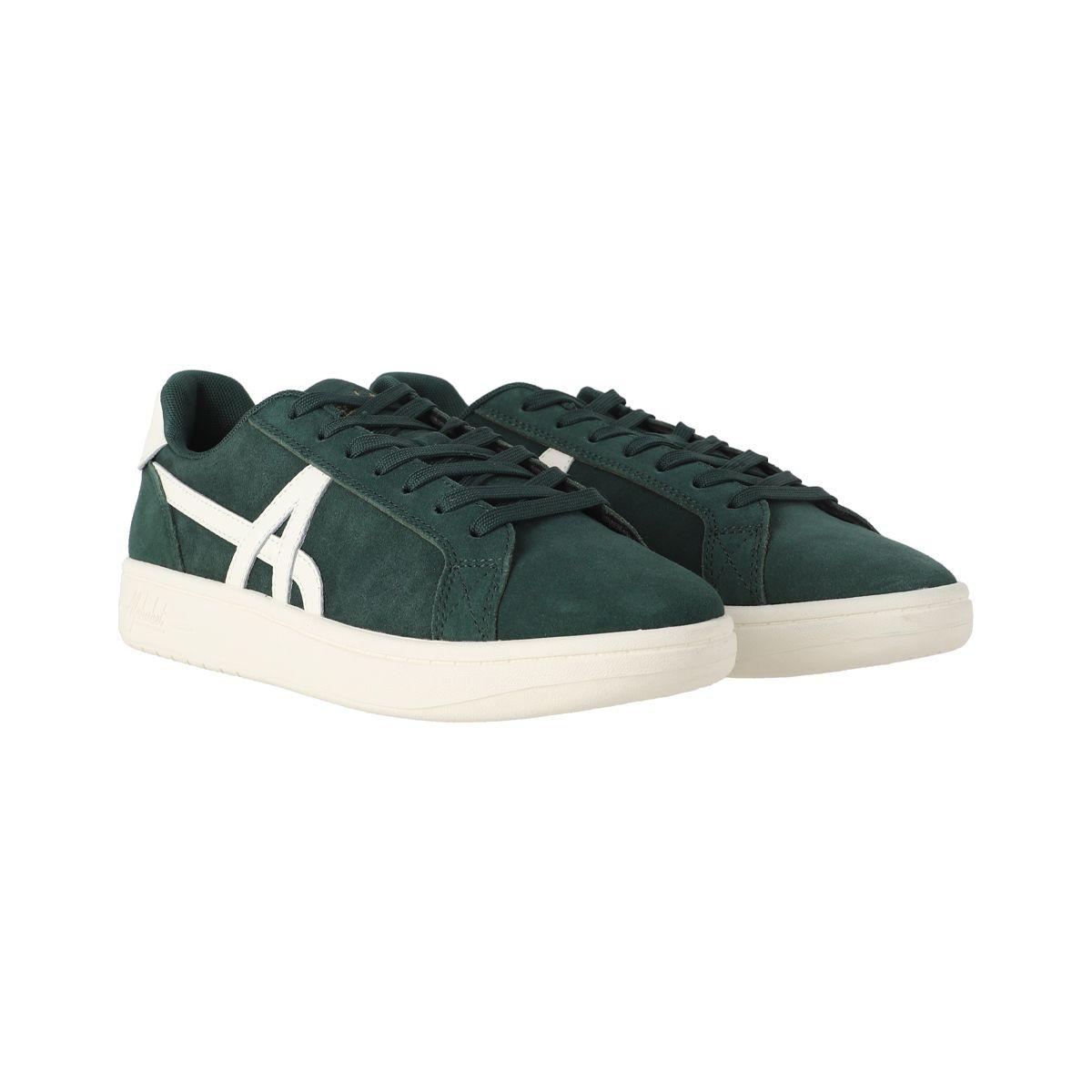 Zapatillas Hombre Round Low Alphabet Verdes/Blancas-2