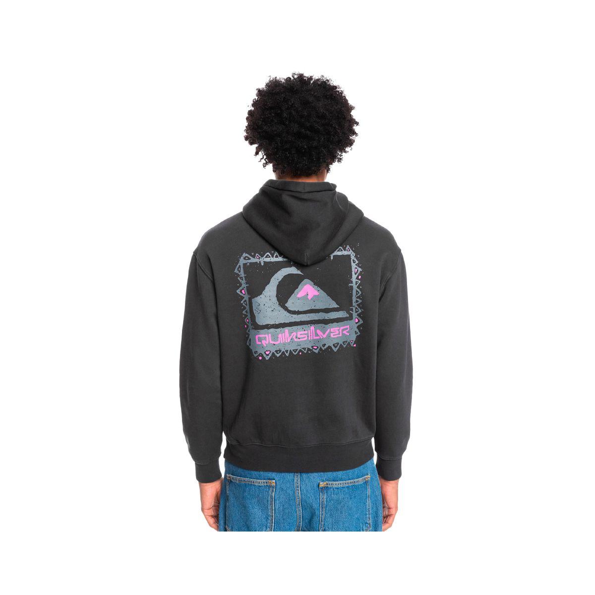 Polerón Hombre Quiksilver Neon Slab  Negro-3