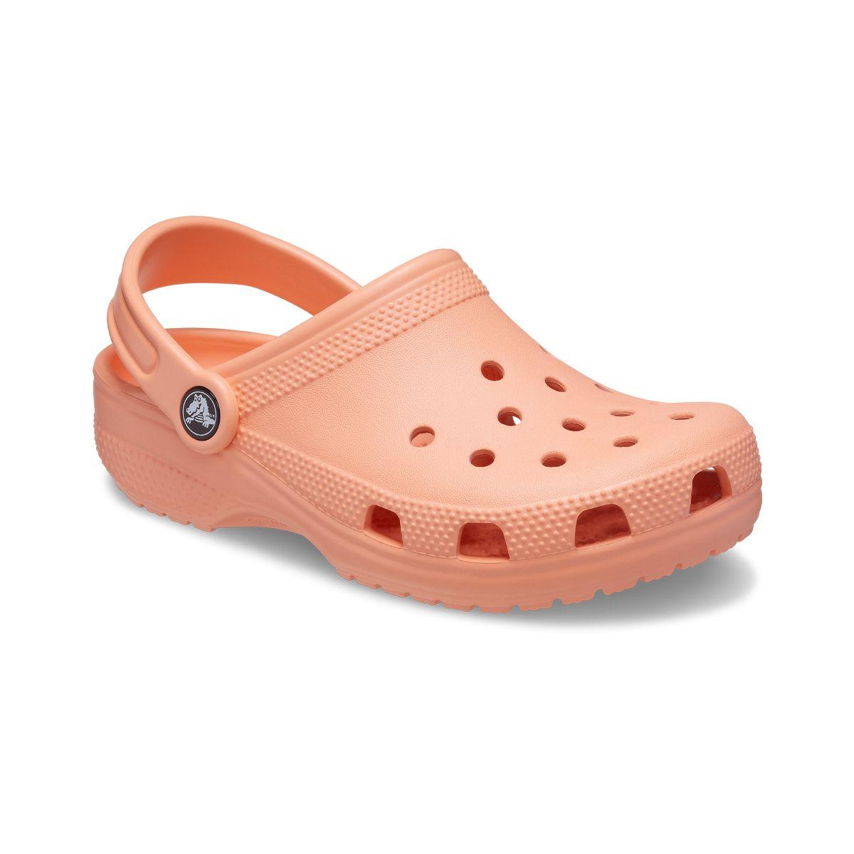 Zueco Crocs Classic Niños TD Papaya-0