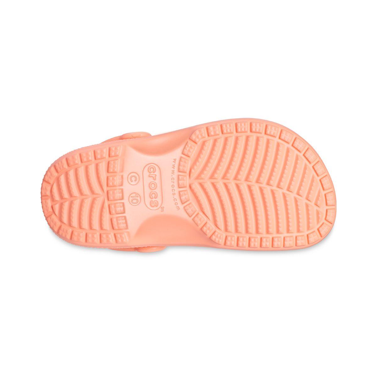 Zueco Crocs Classic Niños TD Papaya-3