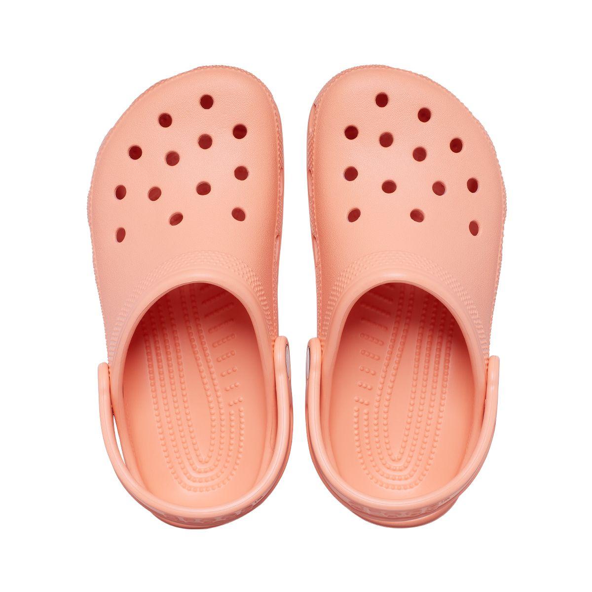 Zueco Crocs Classic Niños TD Papaya-5