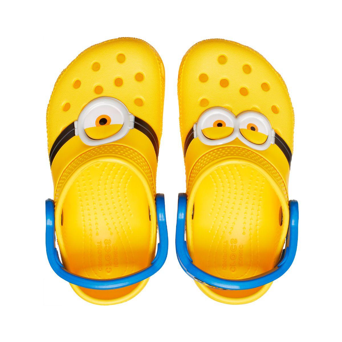 Zueco Crocs Classic Minions Niños TD Yellow/Blue-5