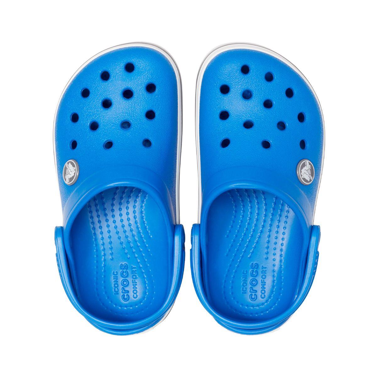 Zueco Crocs Crocband Niño Bright Cobalt-5