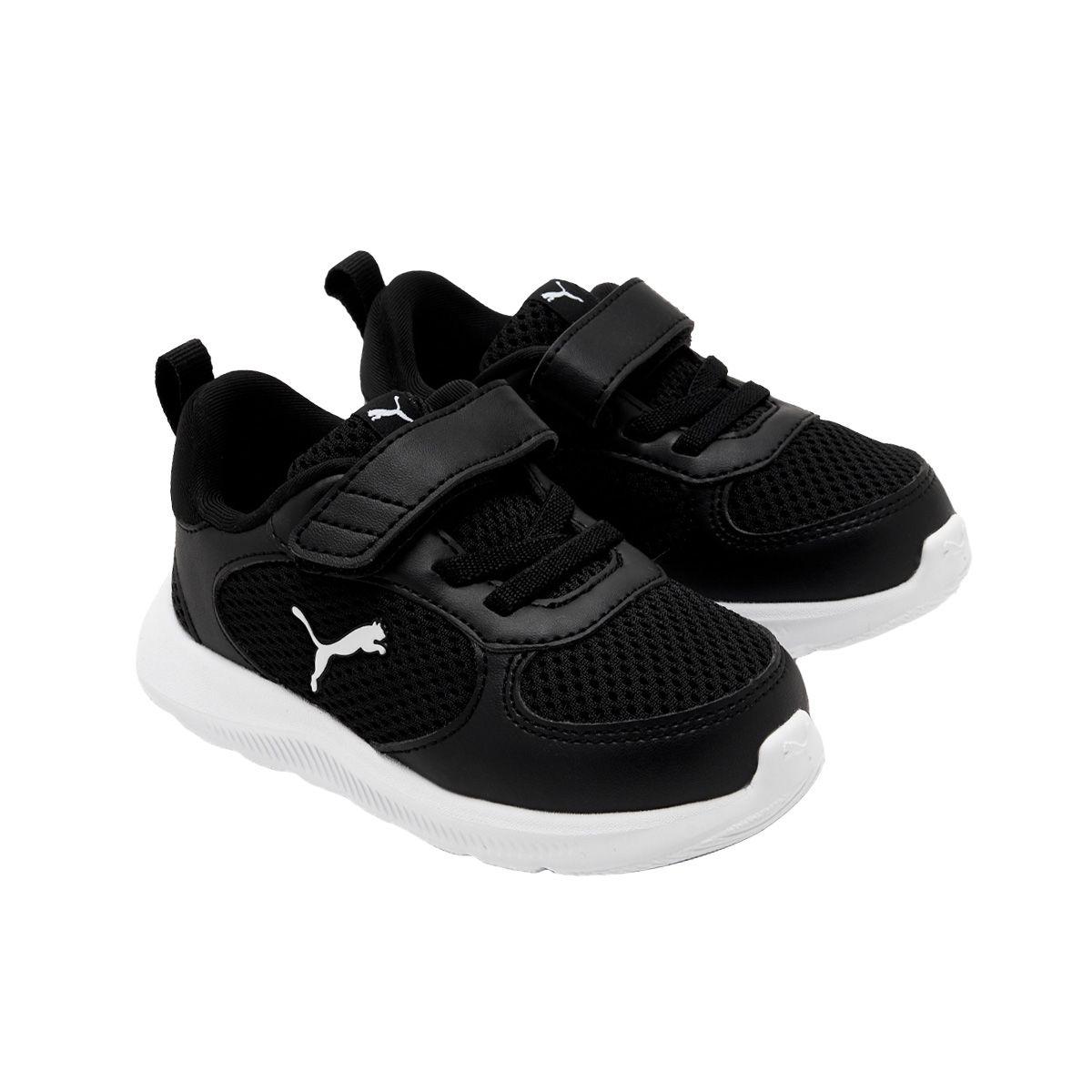 Zapatillas Urbanas Puma Fun Racer 2 Baby Negras/Blancas-2