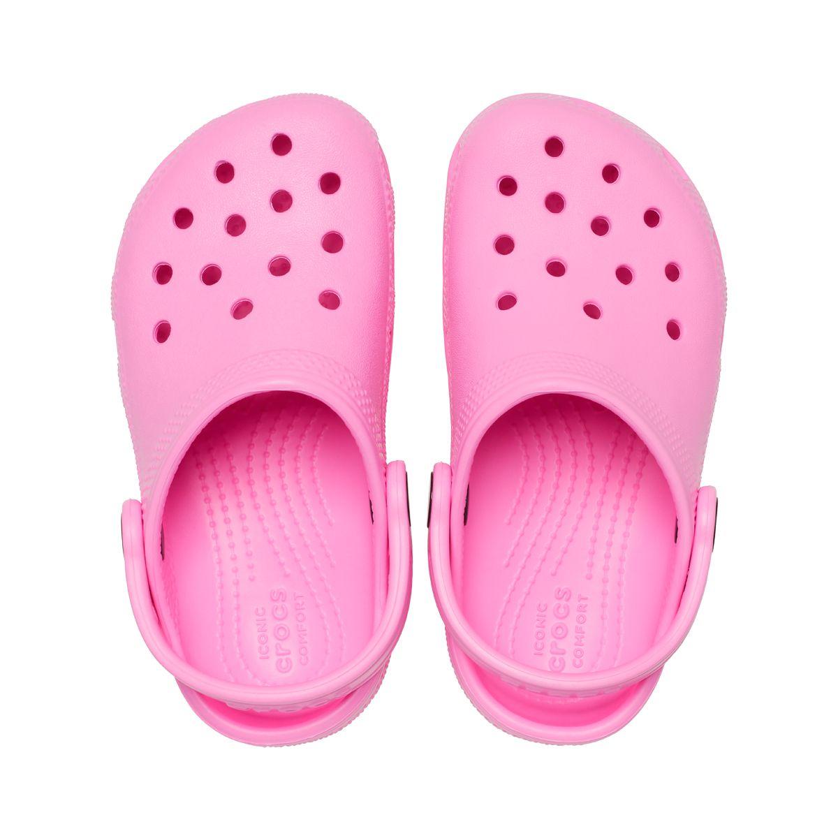 Zueco Crocs Classic I Niña TD Taffy Pink-5