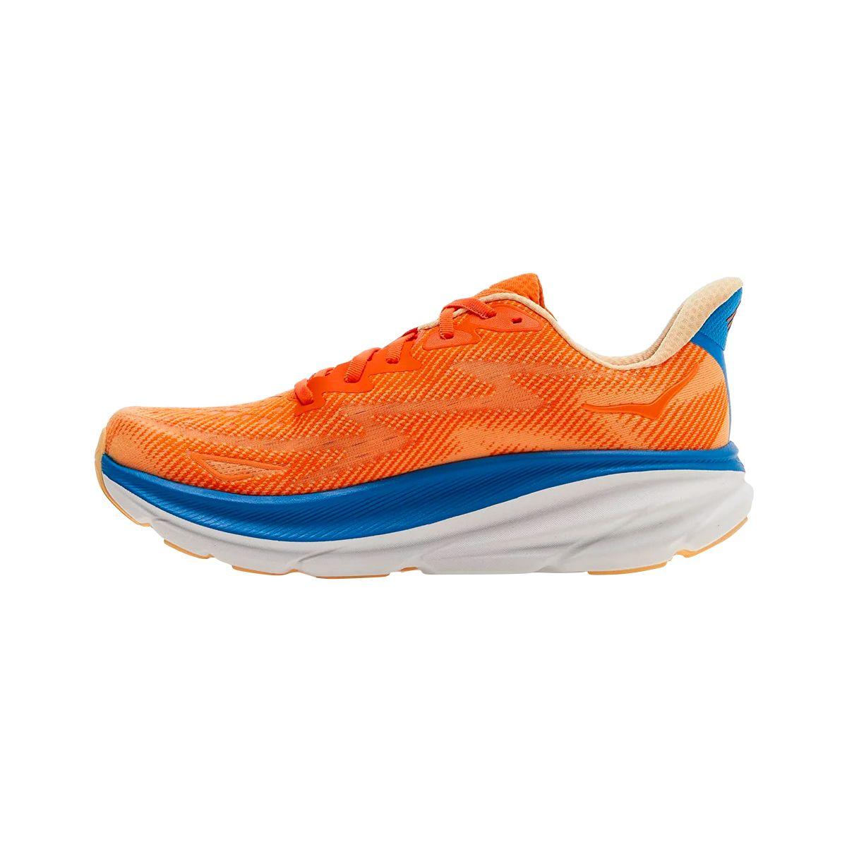 Zapatilla Hoka Clifton 9 Hombre Vibrant Orange/Impala-1