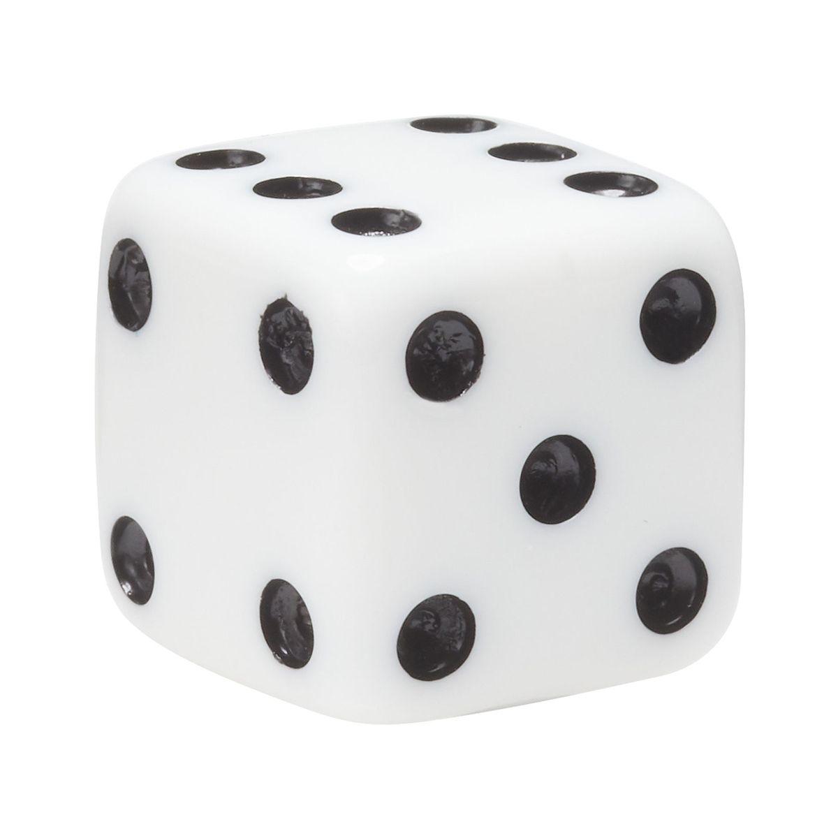 Jibbitz Crocs Black and White Dice-0