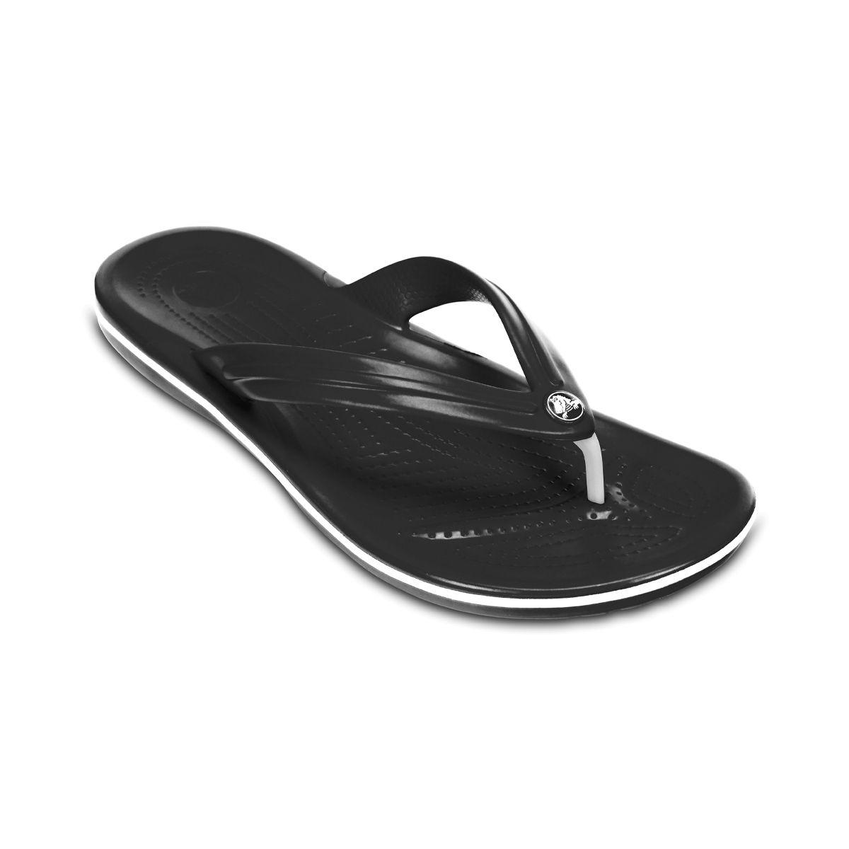 Sandalia Crocs Crocband Flip Unisex Black-0